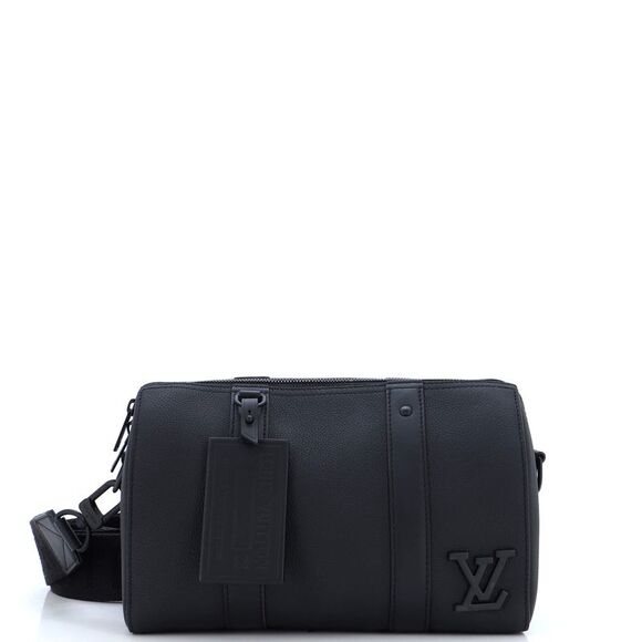 Louis Vuitton Handbags - Louis Vuitton City Keepall Bag Limited Edition Aerogram Leather Black